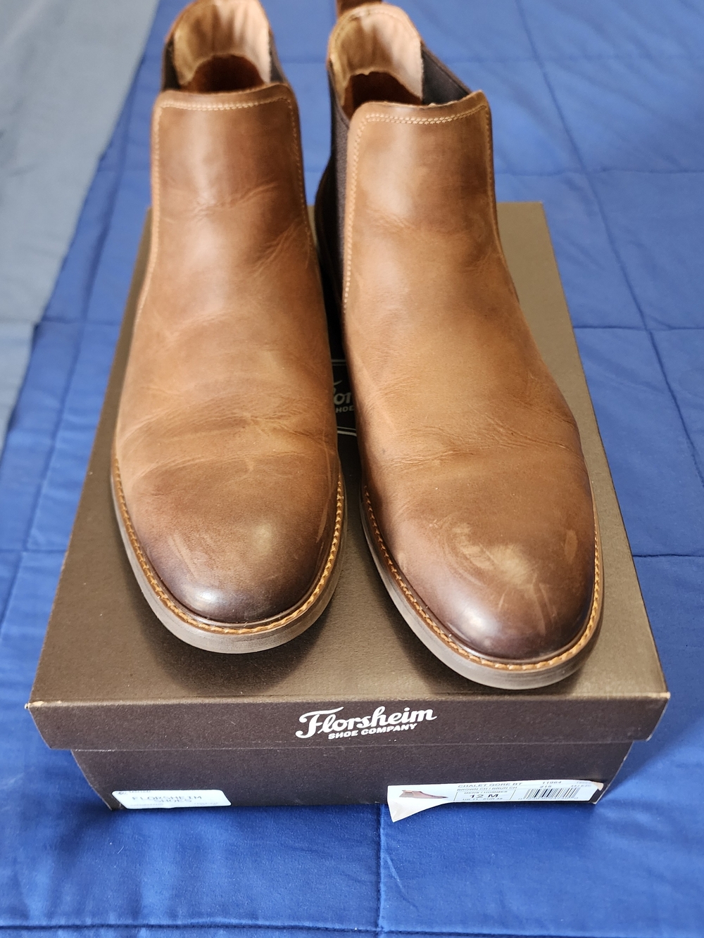 Florsheim Men's Brown Leather Chelsea Boots